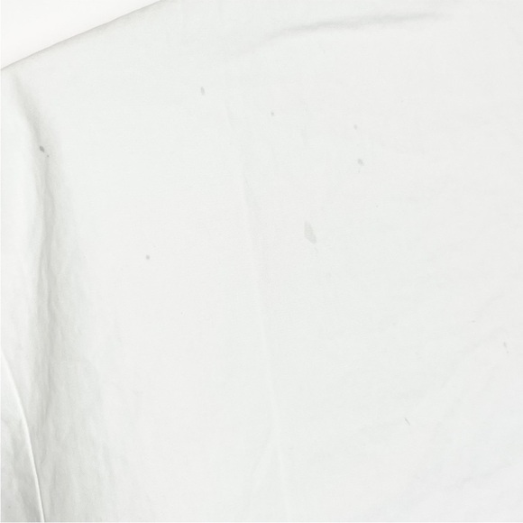 ANINE BING 90s Short Sleeve Cotton Poplin Button Up Crop Utility Camp Shirt XS - Picture 16 of 16